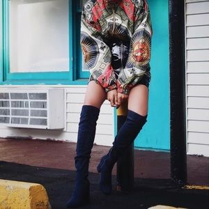 Zara Thigh High Boots